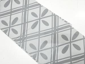 業平菱模様織り出し　法事用名古屋帯